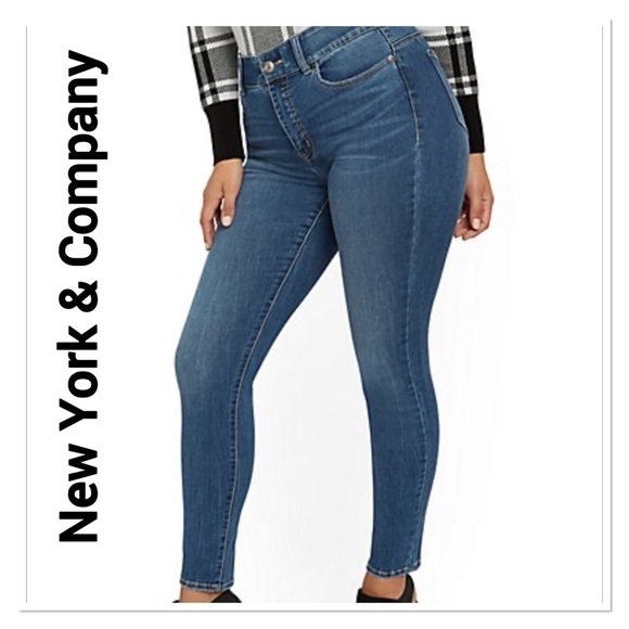 NEW YORK & COMPANY Soho Jeggings size 0 - Picture 1 of 7